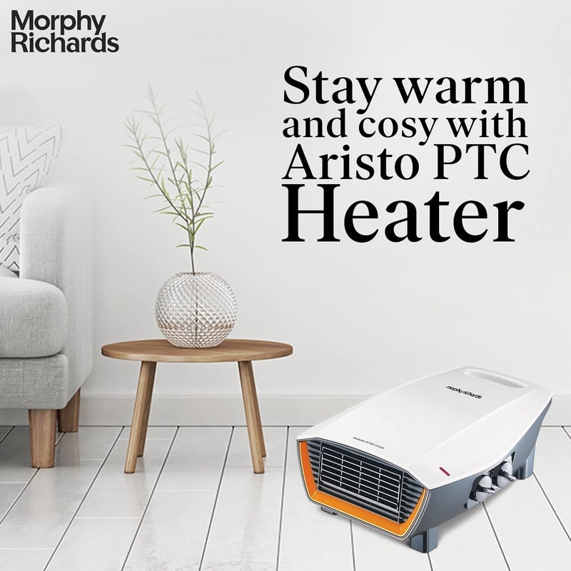 Morphy Richards Aristo 2000 Watts PTC Room Heater White - Image 2