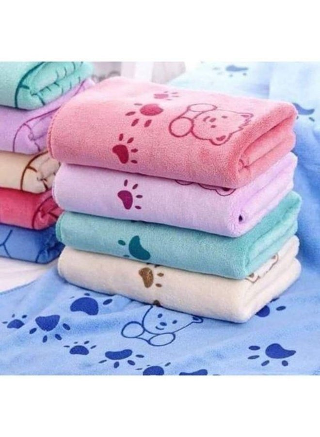 طقم فوط مطبخ فائقة الإمتصاص - عدد 5 قطع