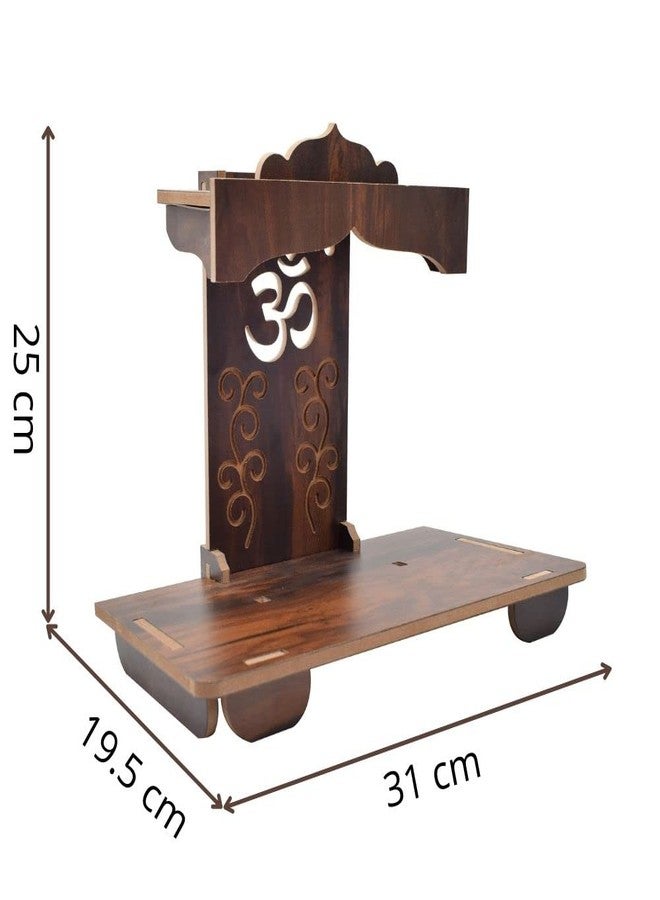 dalvkot Wooden Temple for Home Pooja Mandir, Temple for Home,Office-Puja Mandir for Home and Office Wall - Image 5