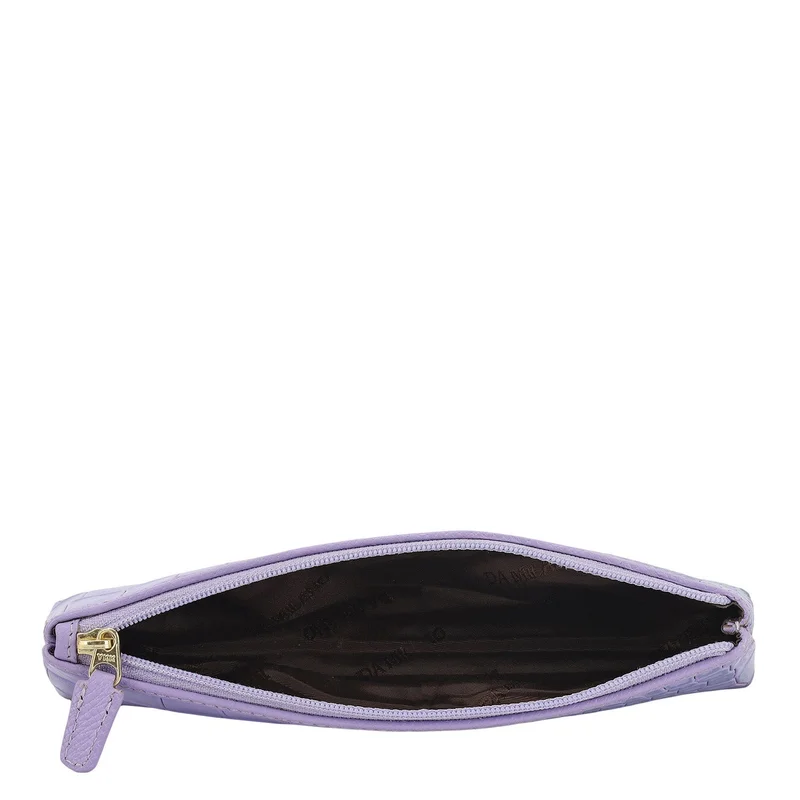 Da Milano Purple Haze Croco Leather Multi Pouch - Purple Haze  | Best Price UAE