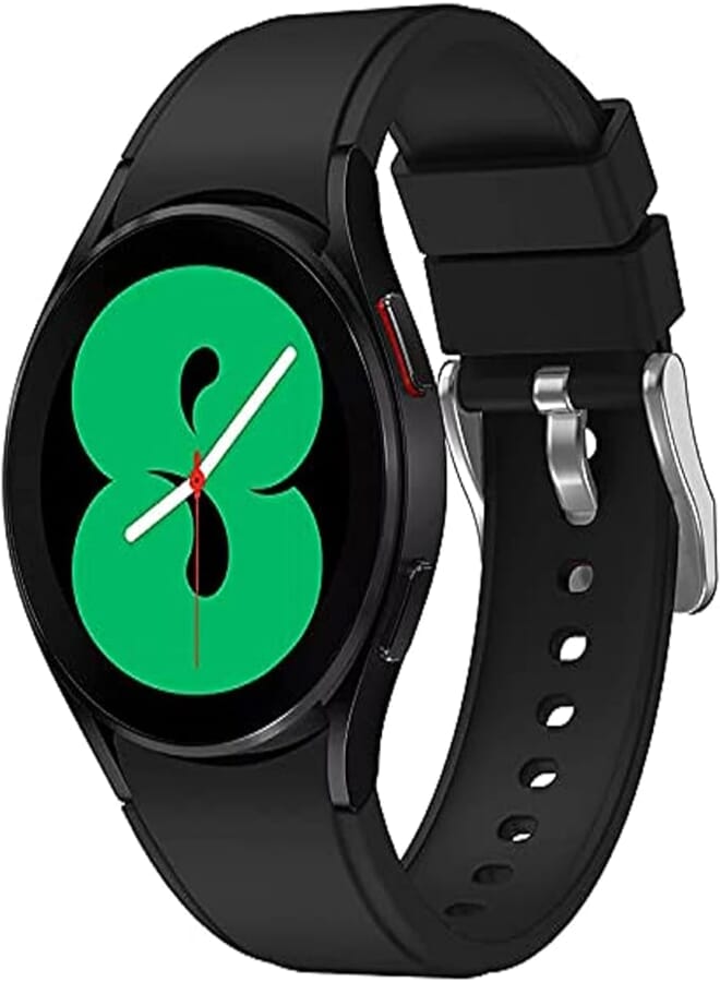 AWINNER Bands Compatible with SAMSUNG Galaxy Watch 4 Band, Adjustable Silicone Sport Watch Band Replacement Strap for Galaxy Watch4 Classic 46mm/Classic 42mm, Galaxy 4 40mm/44mm Men Women (Black)