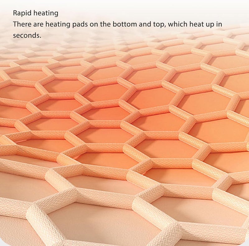 klarako Electric Heated Foot Warmer USB Powered, Rapid Heating, Comfortable Plush,Portable and Versatile, Ideal for Bed Office and Travel - Image 4