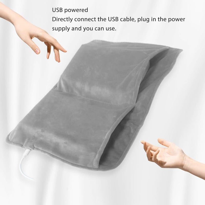 klarako Electric Heated Foot Warmer USB Powered, Rapid Heating, Comfortable Plush,Portable and Versatile, Ideal for Bed Office and Travel - Image 5