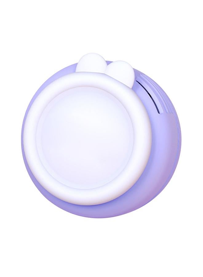 Loquat Children Neck Fan Cartoon 3 Speed Mode Quiet Operation Bladeless Neck Hanging Fan for Travel Outdoor Camping Purple Rabbit Style - Image 5