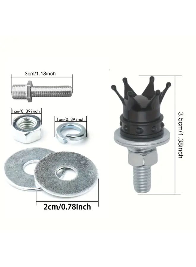 Titanium Universal License Plate Screws Fastener Kit For Cars Trucks Motorcycles - Image 2