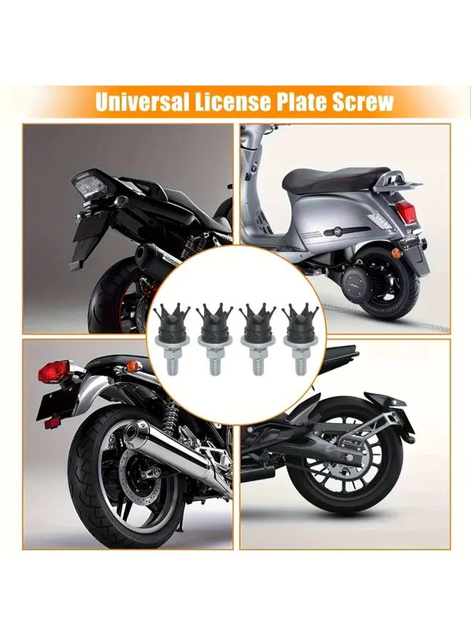 Titanium Universal License Plate Screws Fastener Kit For Cars Trucks Motorcycles - Image 3