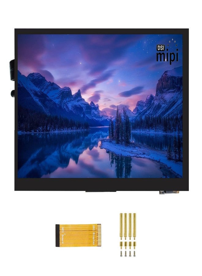 ويف شير شاشة لمس Waveshare مقاس 5 بوصات لجهاز Raspberry Pi، شاشة LCD DSI بدقة 800×480، متوافقة مع Raspberry Pi 4B و3B+ و3A+ و3B و2B وB+ وA+ وCM3/3+، متوافقة مع أنظمة التشغيل Raspbian وUbuntu وKali وWIN10 وIoT وRetroPie - Image 1