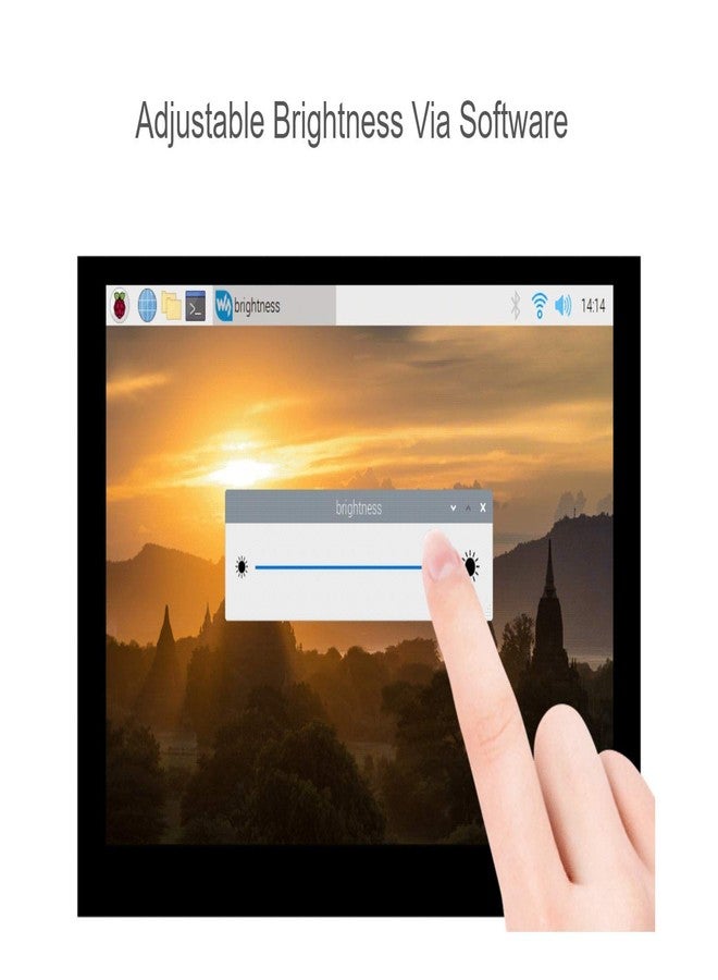 ويف شير شاشة لمس Waveshare مقاس 5 بوصات لجهاز Raspberry Pi، شاشة LCD DSI بدقة 800×480، متوافقة مع Raspberry Pi 4B و3B+ و3A+ و3B و2B وB+ وA+ وCM3/3+، متوافقة مع أنظمة التشغيل Raspbian وUbuntu وKali وWIN10 وIoT وRetroPie - Image 4
