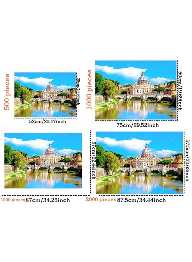 2000 Pieces Wooden Jigsaw Puzzle For Adults Large Size Vibrant Colors DIY Home Decor - Image 2
