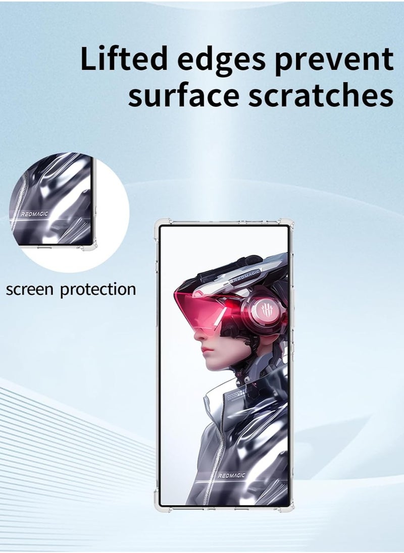 General Transparent Case Compatible with ZTE Nubia Red Magic 10 Air 2025, Slim TPU Transparent Soft Back Cover with 4-Corner Anti-Shock Airbag and Camera Lens Protection  - Image 2