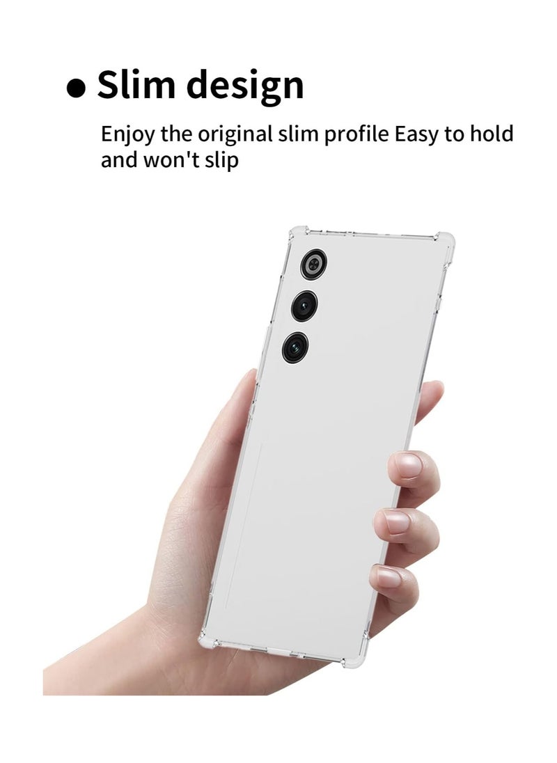 General Transparent Case Compatible with ZTE Nubia Red Magic 10 Air 2025, Slim TPU Transparent Soft Back Cover with 4-Corner Anti-Shock Airbag and Camera Lens Protection  - Image 3