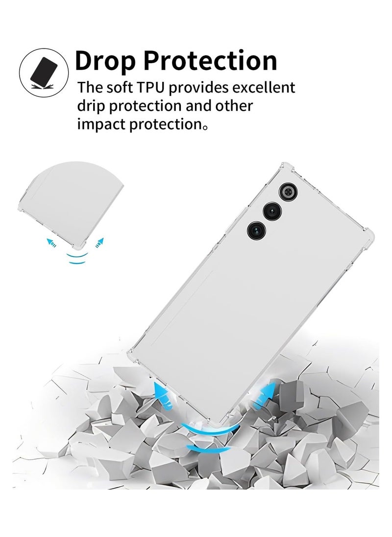 General Transparent Case Compatible with ZTE Nubia Red Magic 10 Air 2025, Slim TPU Transparent Soft Back Cover with 4-Corner Anti-Shock Airbag and Camera Lens Protection  - Image 4