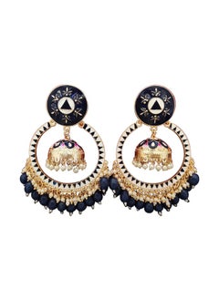 Beautiful Meenakari Design Jhumkha Party wear Earrings