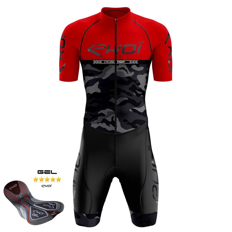EKOI Men's Short-Sleeve Cycling Jumpsuit - Image 3