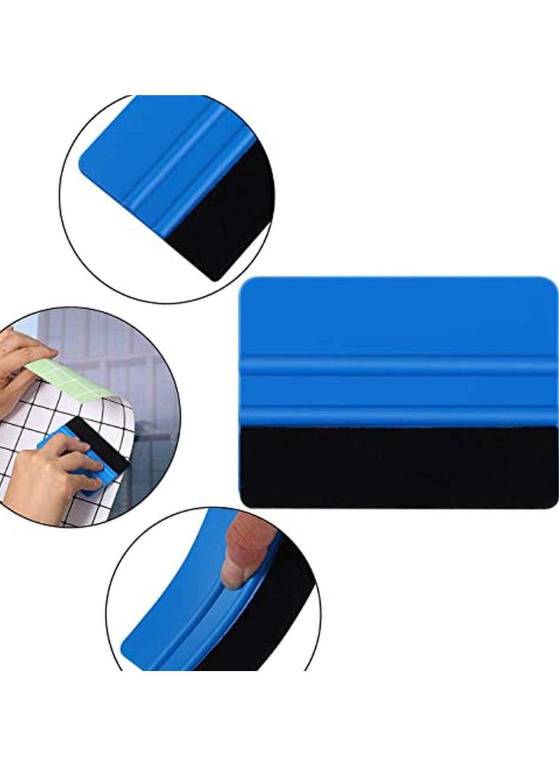 RATSAW 13 Pcs Car Vinyl Wrap Tool Kit Wrap Squeegee Tool Kit Wallpaper Smoothing Tool Kit Felt Squeegee Vinyl Squeegee Tools for Car Wrapping and Install Wallpaper  - Image 3