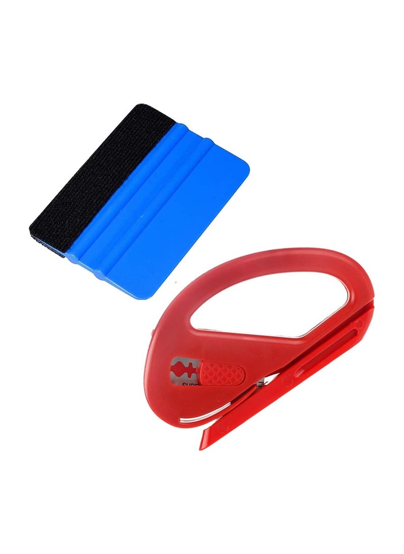 RATSAW - 13 Pcs Car Vinyl Wrap Tool Kit Wrap Squeegee Tool Kit Wallpaper Smoothing Tool Kit Felt Squeegee Vinyl Squeegee Tools for Car Wrapping and Install Wallpaper - Image 1