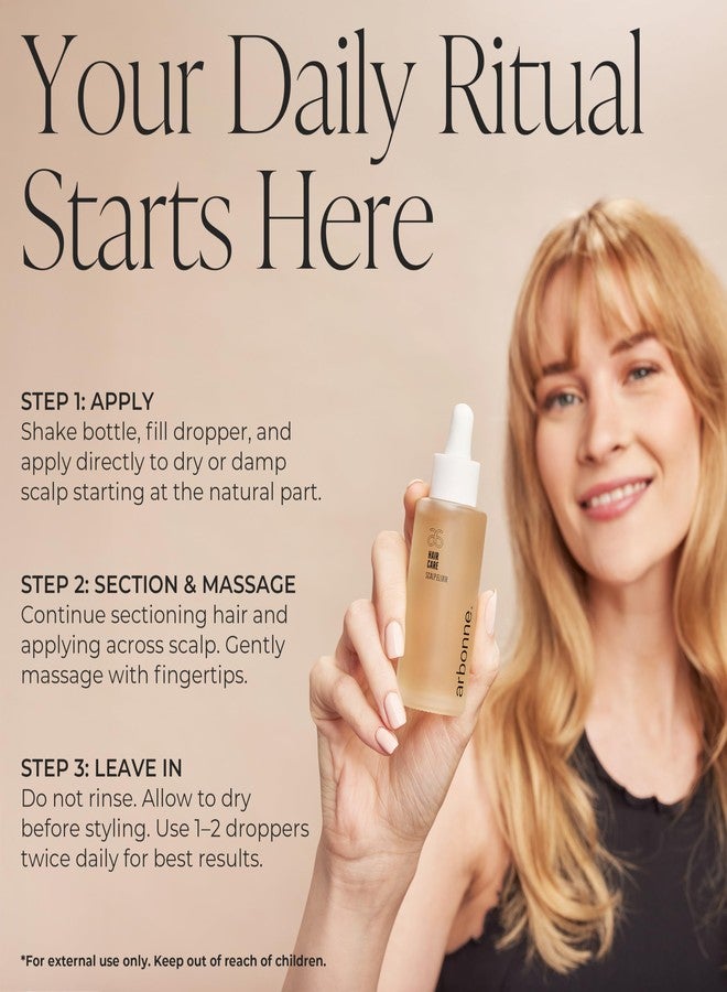 Arbonne HairCare Scalp Elixir - Lightweight Daily Hydrating Serum for supporting a healthy-looking scalp - Women's Haircare Products, Reduces Buildup, Promotes Healthier Scalp - 1.6 fl oz - Image 4