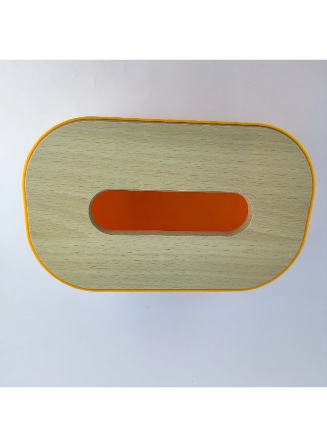 علبة مناديل عالية الجودة بغطاء خشب أنيق - Image 5