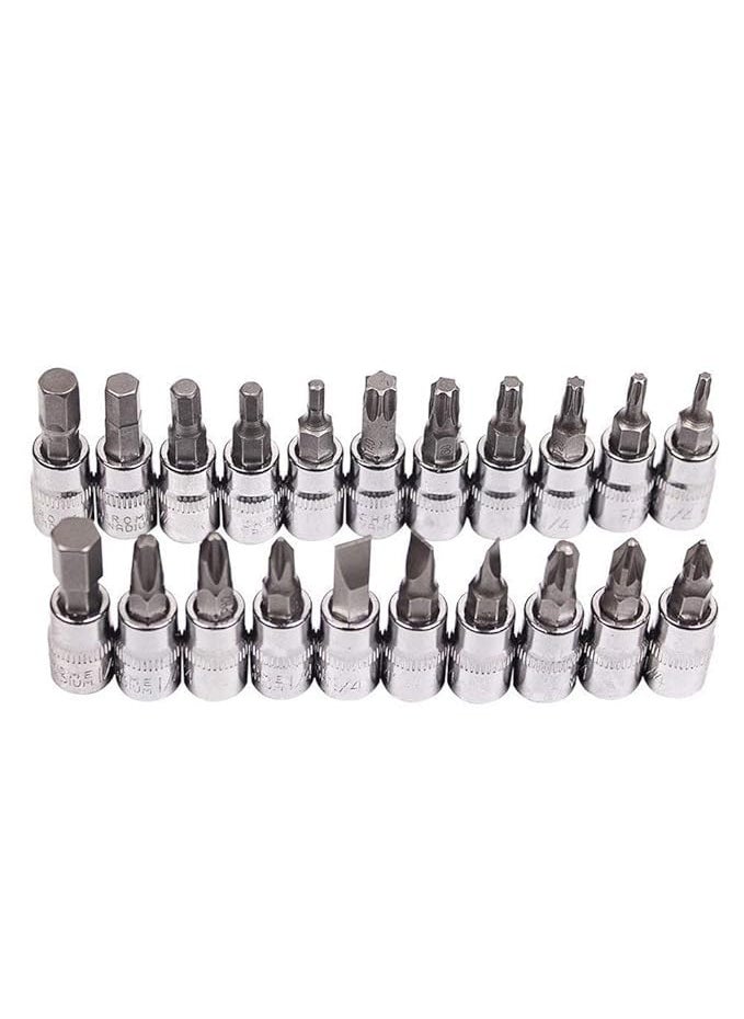 Carryze - Carryze 46 in 1 MultiPurpose Stainless Steel Tool Kit Set Screwdriver Socket Set Precision Socket Set for Maintenance and Repair - Image 1