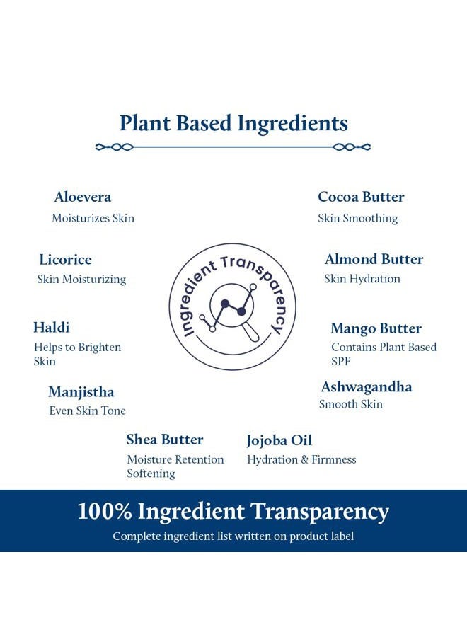 Blue Nectar Shea Butter Warm Vanilla and Sugar Body lotion Cream with Vitamin E for Ultra Hydration (12 Herbs, 200 ml) - Image 5
