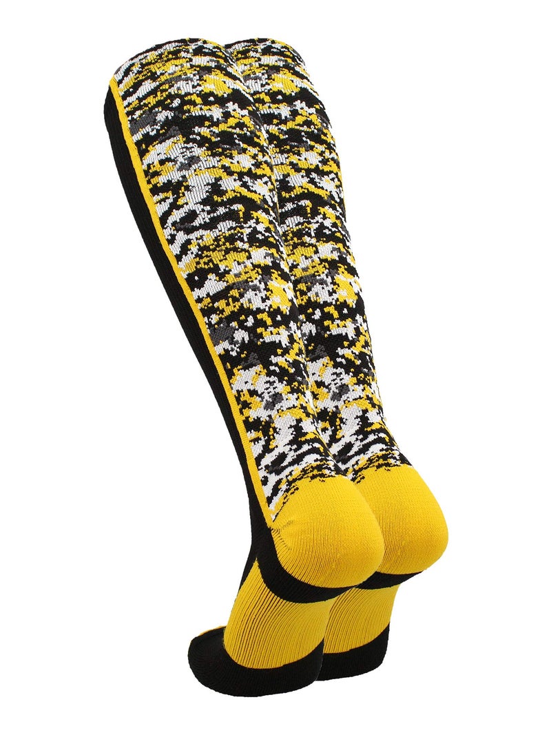 TCK Digital Camo OTC Socks (Black/Gold, Medium) - Image 2