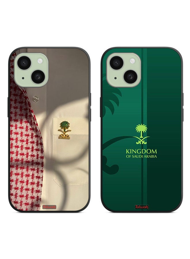 Tolwak Two Cases For Apple iPhone 15 Protective Covers Kingdom of Saudi  - Image 1