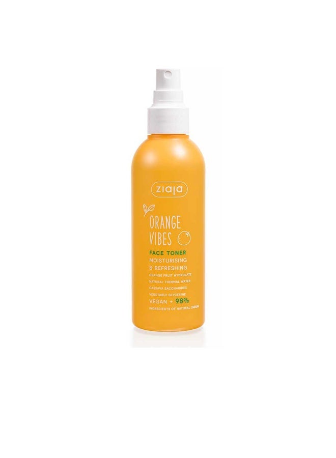 Ziaja Orange Vibes Moisturizing And Refreshing Facial Toner 190ml - Image 1