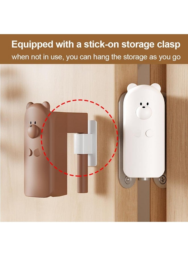 Elfzone Door Hinge Cover - Door Pinch Guard,Hanging Silicone Pinch Guard and Anti Slam Stopper,Baby Proofing to Keep Open Stop from Slamming 3pcs - Image 5