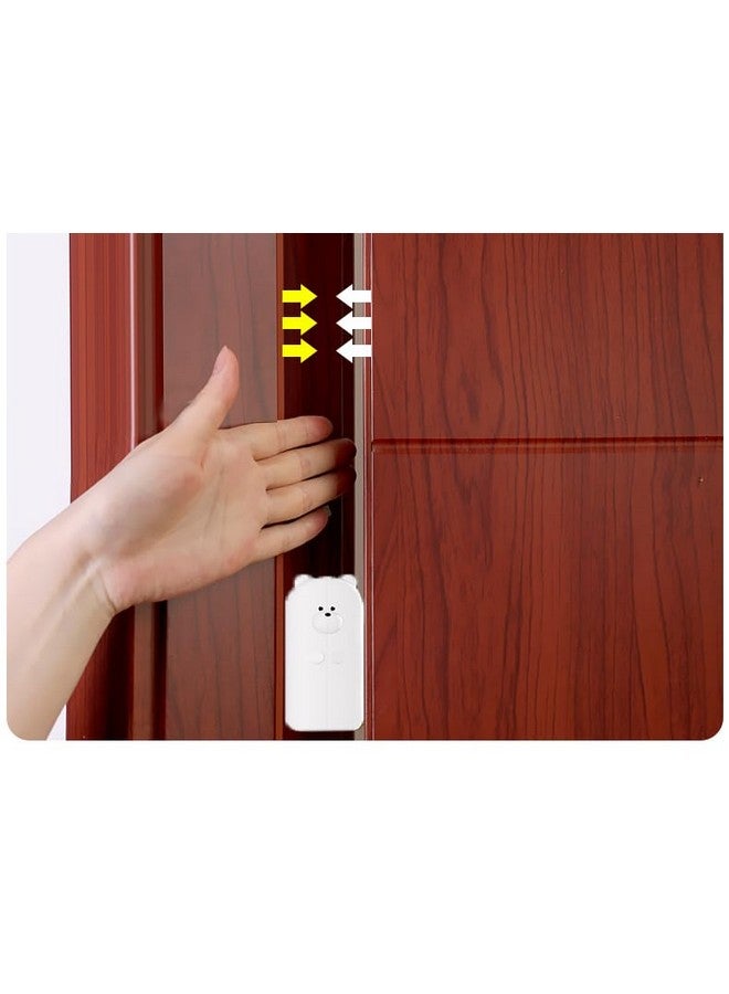 Elfzone Door Hinge Cover - Door Pinch Guard,Hanging Silicone Pinch Guard and Anti Slam Stopper,Baby Proofing to Keep Open Stop from Slamming 3pcs - Image 4