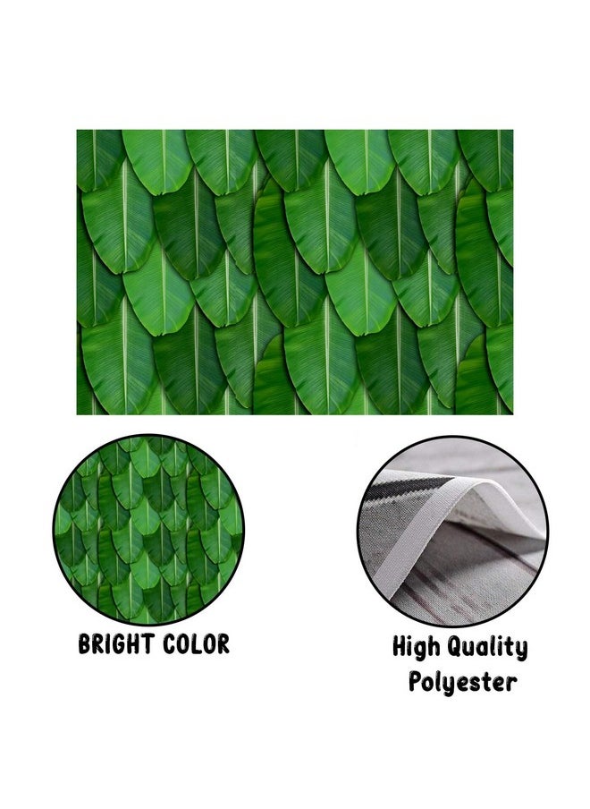 Party Propz Party Propz Banana Leaf Backdrop Decoration - 1pc (8ft*5ft) Banana Leaf Backdrop for Decoration, Haldi Decoration Items for Home, Backdrop for Pooja Decoration, Annaprasana Decoration Backdrop  - Image 3