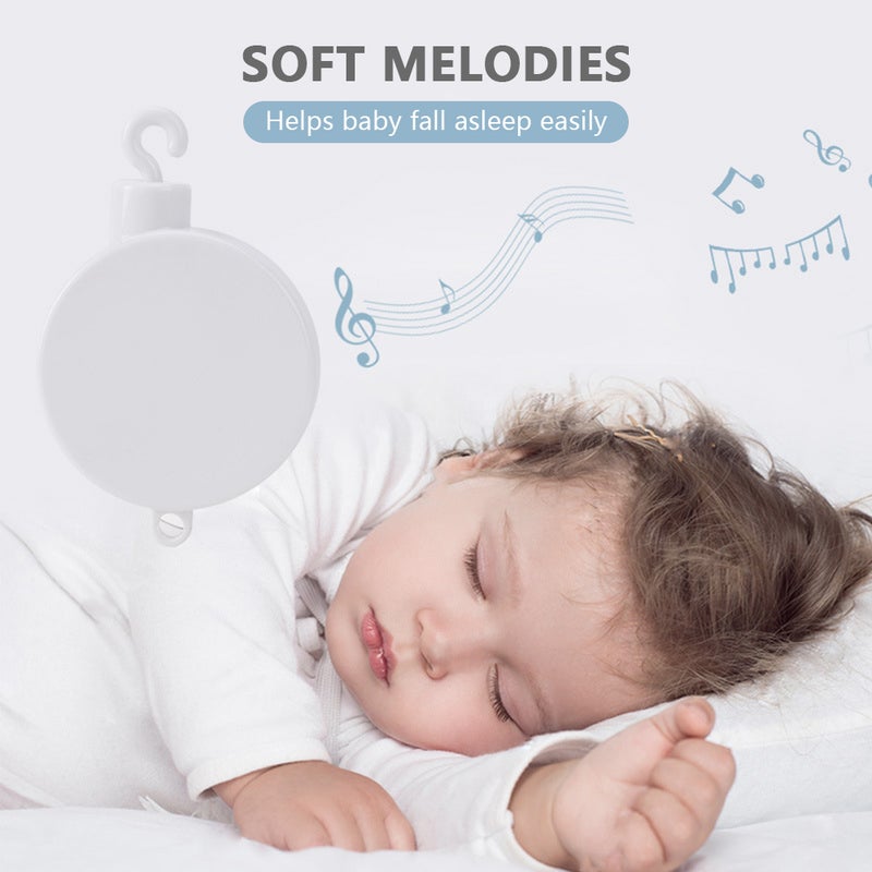Musical Baby Crib Mobile with Hanging Rotating Toys Infant Bed Decoration for Baby Boys Girls - Image 5