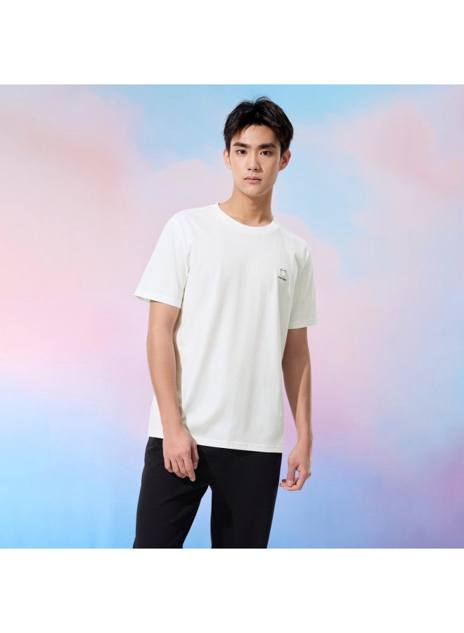 HLA Antibacterial & Anti-mite】2025 New Street Style Cool & Breathable Men's Round-neck Short-sleeve T-shirt - Image 5