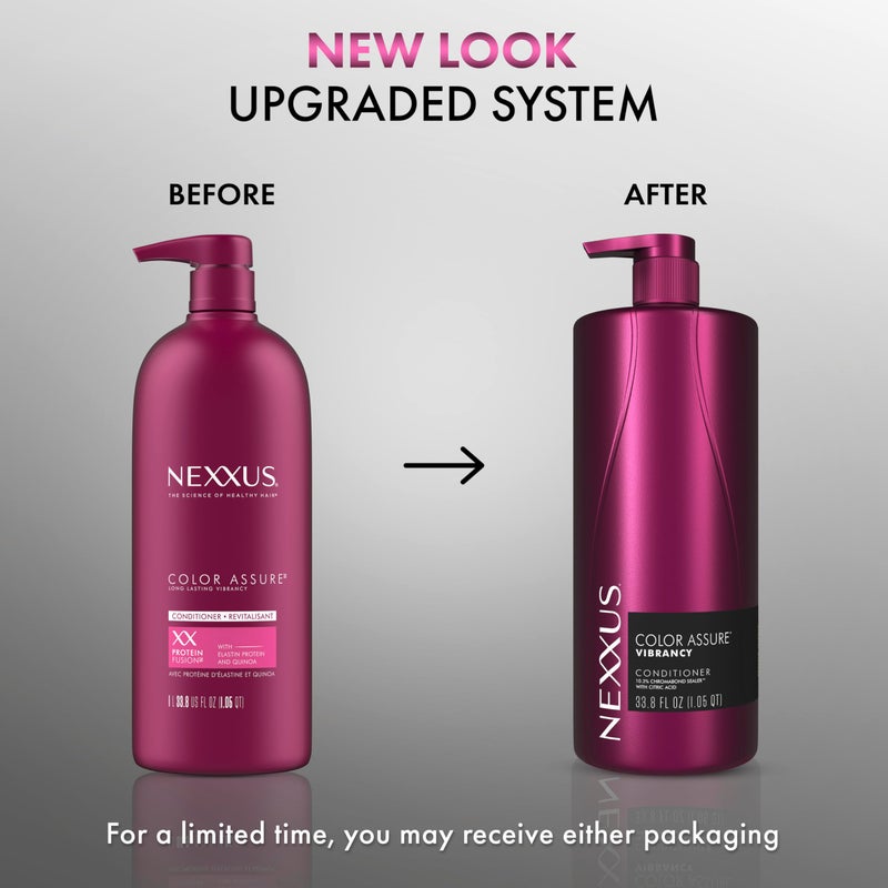 Nexxus Color Assure Conditioner with ProteinFusion, For Color Treated Hair, 33.8 oz - Image 3
