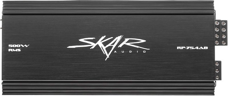 Skar Audio RP-75.4AB 500 Watt Full-Range Class A/B 4 Channel Car Amplifier - Image 1