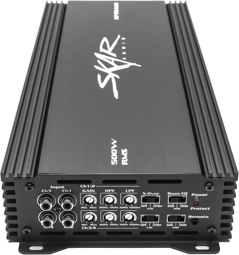 Skar Audio RP-75.4AB 500 Watt Full-Range Class A/B 4 Channel Car Amplifier - Image 2