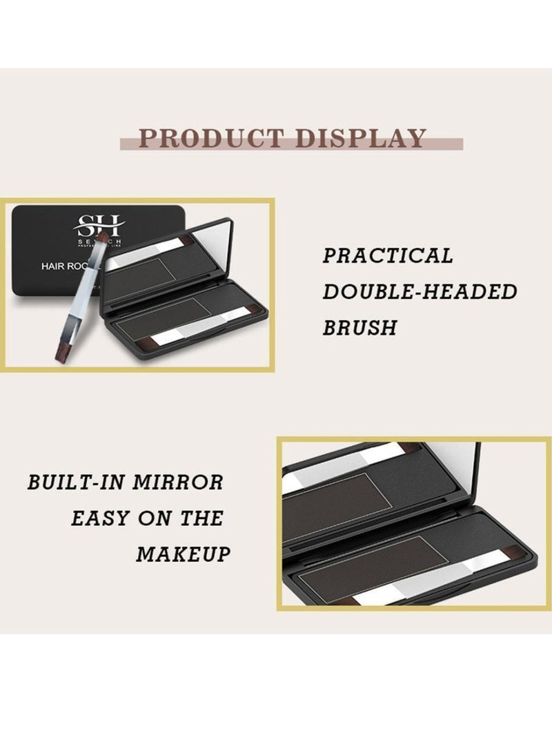 Sevich مسحوق تصحيح جذور الشعر المقاوم للماء - سحر كامل لتغطية جذور الشعر ولون الشعر الرمادي - مسحوق لمسة سريعة للشعر الرفيع - لون بني متوسط 8 جرام - Image 3