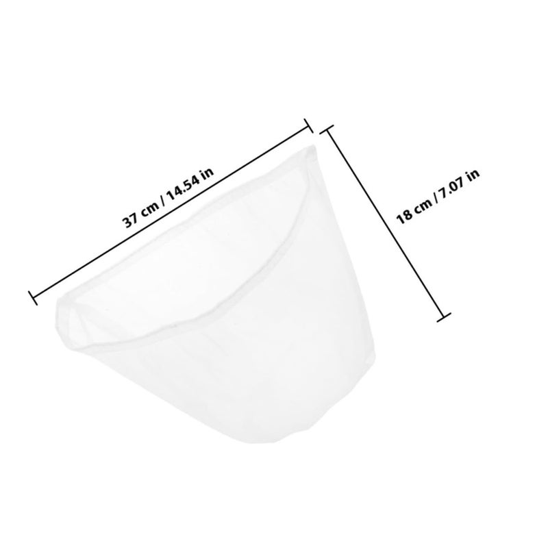 2pcs 37cm Nylon Mesh Food Strainer Bags for Milk Nut Juice and Vegetable Filtering - Image 3