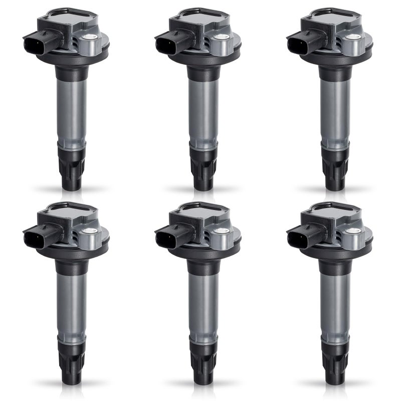 ENA Set of 6 Ignition Coil Pack for 35 37 V6 Compatible with Ford Mazda Edge Explorer F150 Taurus Flex Lincoln MKZ MKS MKX CX9 2007 2008 2009 2010 2011 2012 2013 2014 2015 2016 Coils for UF553 DG520