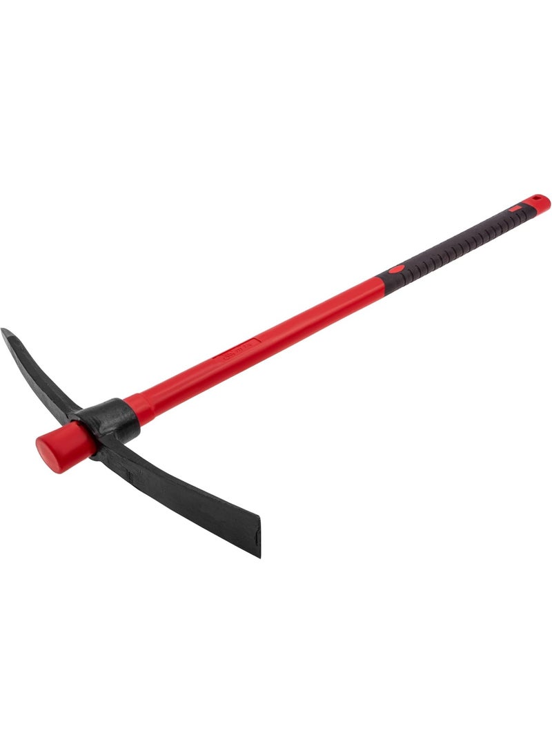 MTX heavy-Duty Pick axe Mattock – 1500g Forged Steel Head with 900mm Shock-Absorbing Fiberglass Handle & Non-Slip Rubber Grip – Professional Grade Digging Tool for Landscaping, Mining, and Trenching - Image 1