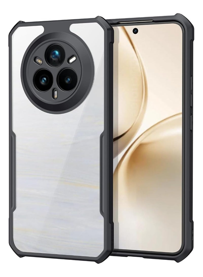 Case Compatible with Realme 14 Pro, [Droproof] [Sweat-Proof] [Fingerprint-Proof] Shockproof Protective Phone Case-Black  - Image 1