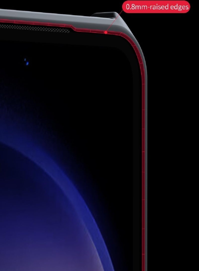 Case Compatible with Realme 14 Pro, [Droproof] [Sweat-Proof] [Fingerprint-Proof] Shockproof Protective Phone Case-Black  - Image 4