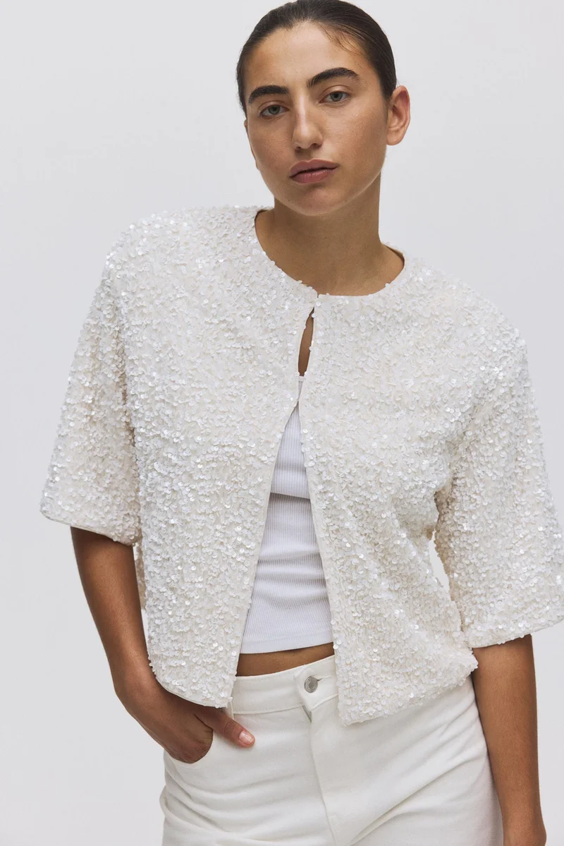 H&M Sequined cardigan