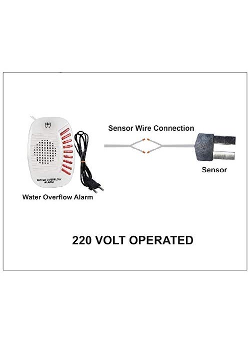 Tool Point Tool Point Plastic Electric Water Tank Overflow Alarm Pack of 2 Medium White  - Image 5