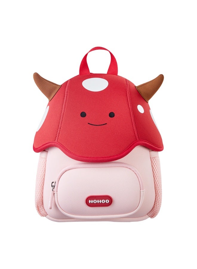 Nohoo حقيبة مدرسية/نشاط للأطفال من نوهوا 3D أنجل كيوت 10" - أحمر - Image 1