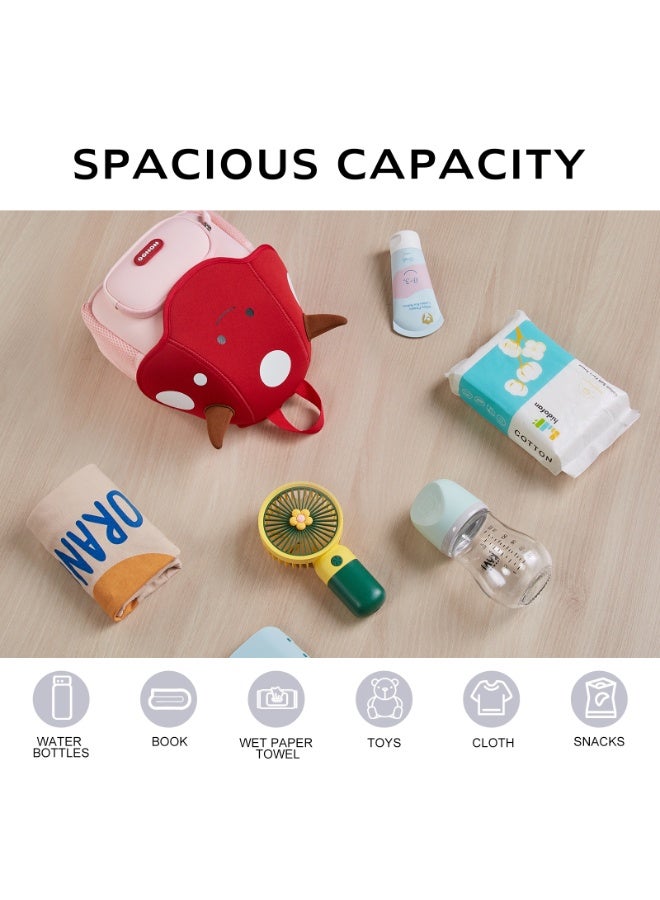 Nohoo حقيبة مدرسية/نشاط للأطفال من نوهوا 3D أنجل كيوت 10" - أحمر - Image 2