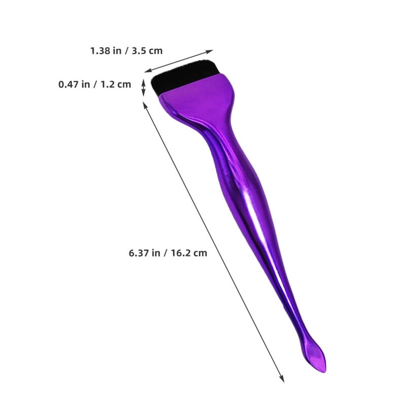 Foundation Brush and Blush Makeup Brush for Women Small Portable with Flat Thin Head for Travel and Daily Use - Image 2