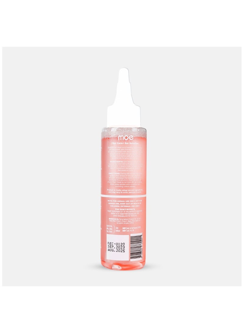Moe Puppy Moe Ear Care Plus Ear Cleanser for Dogs and Cats | Prevents Infections, Eases Itching, Reduces Wax Buildup | Aloe Vera, Apple Cider Vinegar, Salicylic Acid (1%) | Dog Ear Cleaner Solution (Pack of 1) - Image 2