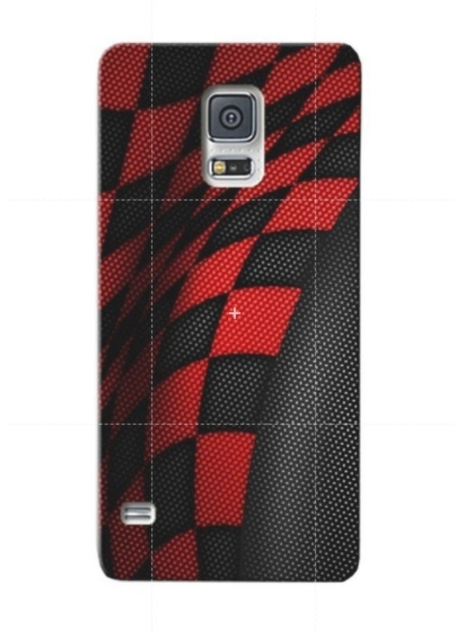 AMC DESIGN Combination Protective Case Cover For Samsung Galaxy S5 Sports Red/Black