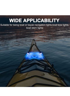 SYOSI LED Boating Lights Navigation Safety Bow and Stern Battery Operated with 3 Modes for Pontoon Yacht Motorboat Bike Hunting Night Running Fishing 12 Pieces  - Image 3