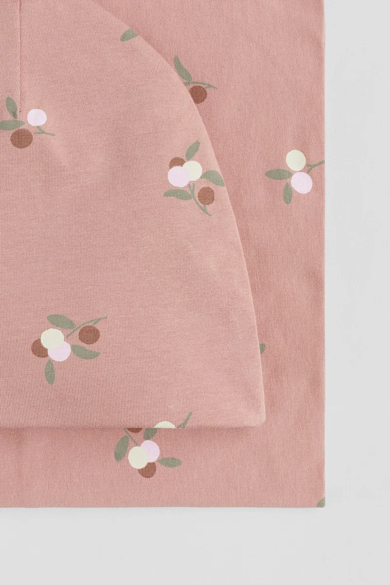 اتش اند ام طقم بيني ووشاح ملفوف من قطعتين